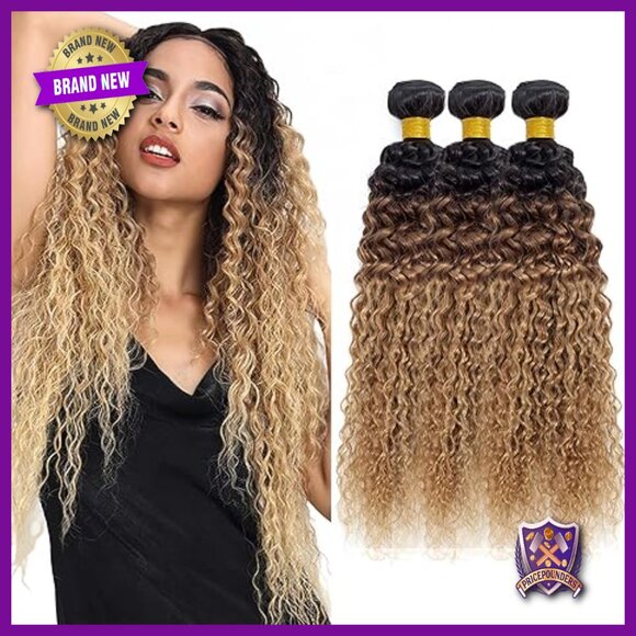 30 32 34 Inch Human Hair Extensions Water Wave Bundles Weave